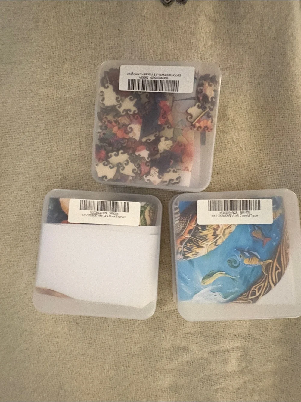 3 Nib Mini Wooden Jigsaw Puzzles Animal Themed Shaped 24-99 Pieces